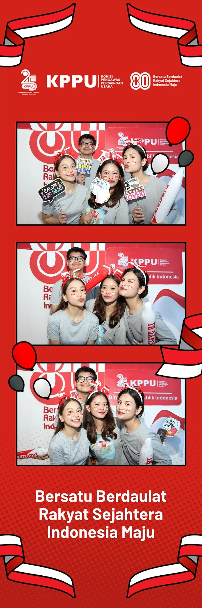 Photobooth Acara Kantor KPPU