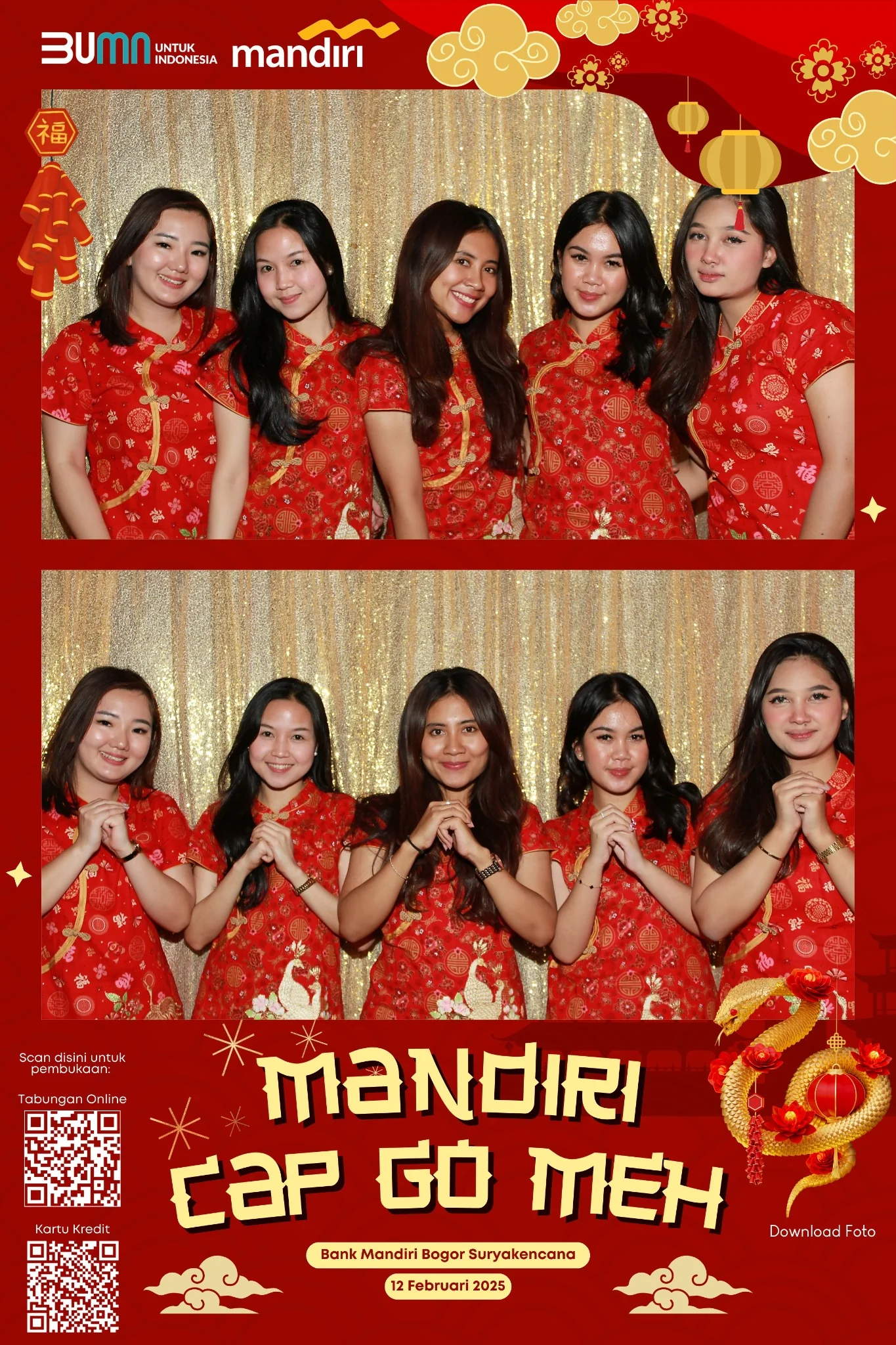Photobooth Corporate Bank Mandiri